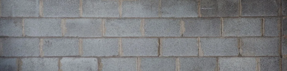 Reinforced concrete block wall construction on a South Florida site
